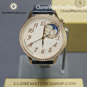 Vacheron Constantin Super Clone Watches 1:1 Égérie Moon Phase 8005F/000R-B498 White Dial