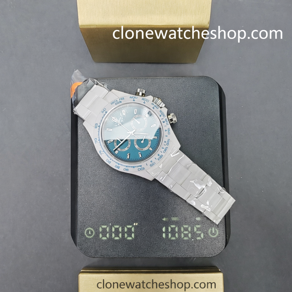 Modified Super Clone Watches 1:1 AET Rolex Daytona Full Ceramic Abu Dhabi 4130 Movement - Image 2