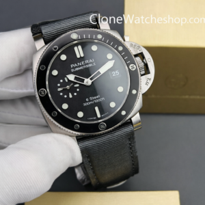 Panerai Super Clone Watches 1:1 Submersible Luna Rossa CarboTech GMT America’s Cup PAM 01039