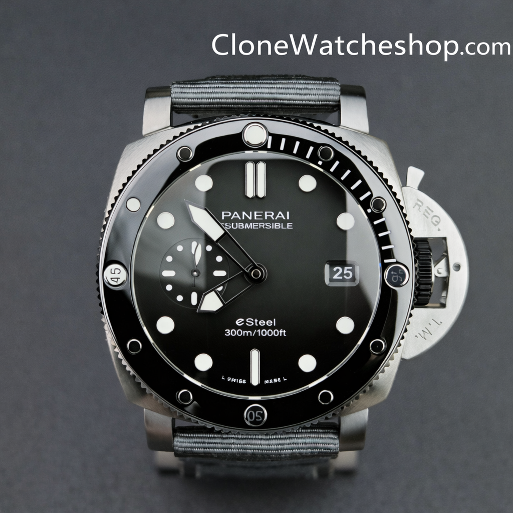 Panerai Super Clone Watches 1:1 Submersible Luna Rossa CarboTech GMT America’s Cup PAM 01039 - Image 5