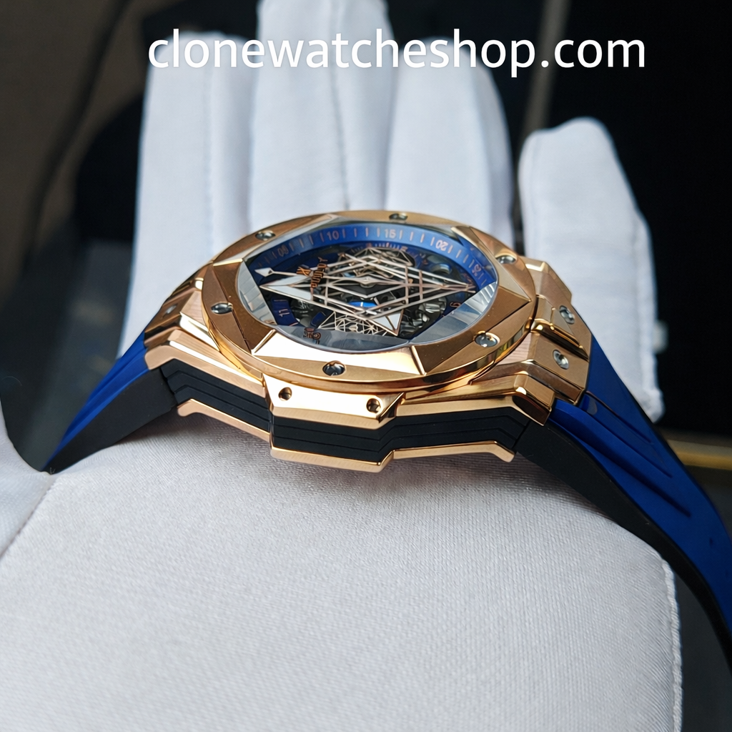 Hublot Super Clone Watches 1:1 Big Bang Unico Sang Bleu II 45MM KING GOLD 418.OX.5108.RX.MXM20 - Image 6