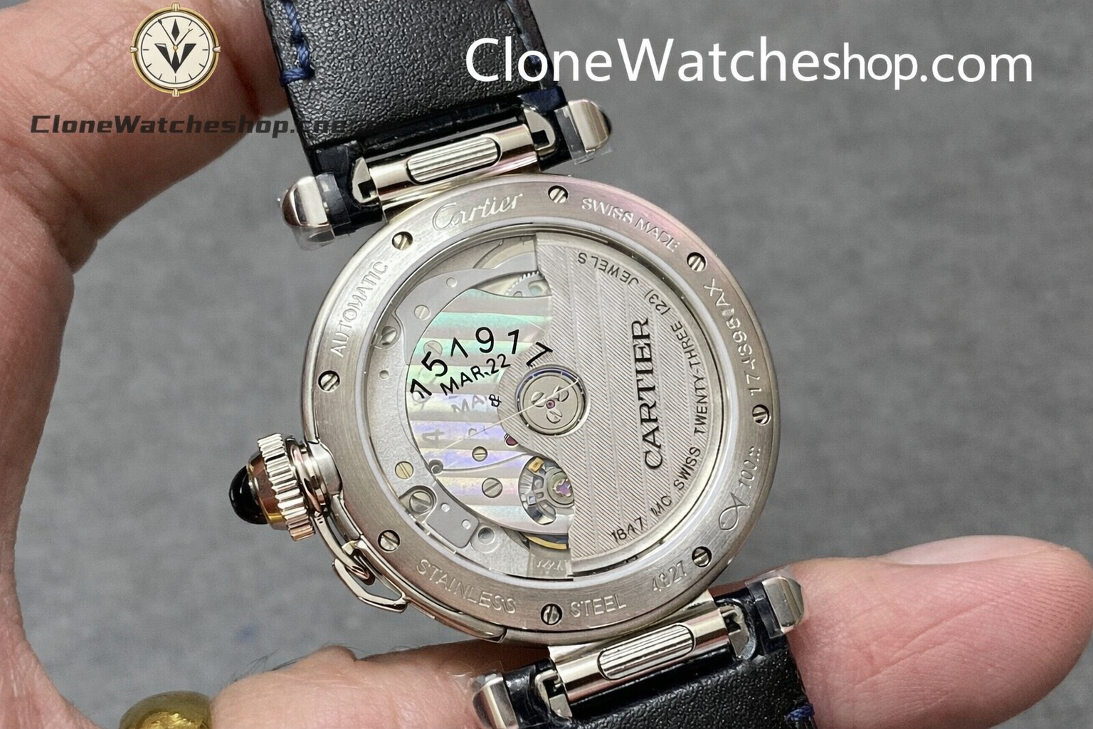 Cartier Super Clone Watches 1:1 Pasha de White Dial 35MM WSPA0012 - Image 2