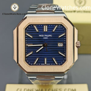 Patek Philippe Super Clone Watches 1:1 Nautilus 5711 Grey Dial 18K Rose Gold