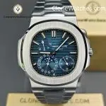 Patek Philippe Super Clone Watches 1:1 Aquanaut 5168G-001 Jumbo Blue 42 mm - Image 26