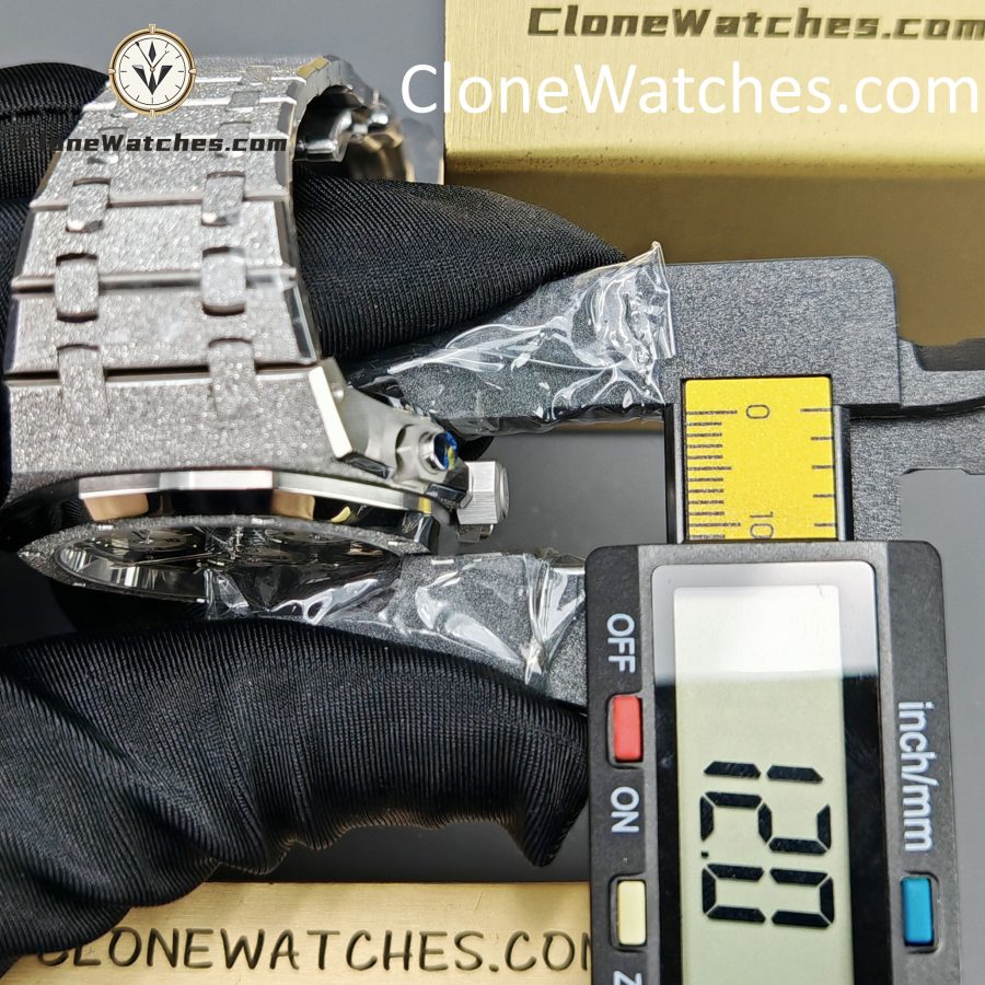 Audemars Piguet Super Clone Watches 1:1 Royal Oak Black & Silver Dial 26239BC Selfwinding Chronograph - Image 18