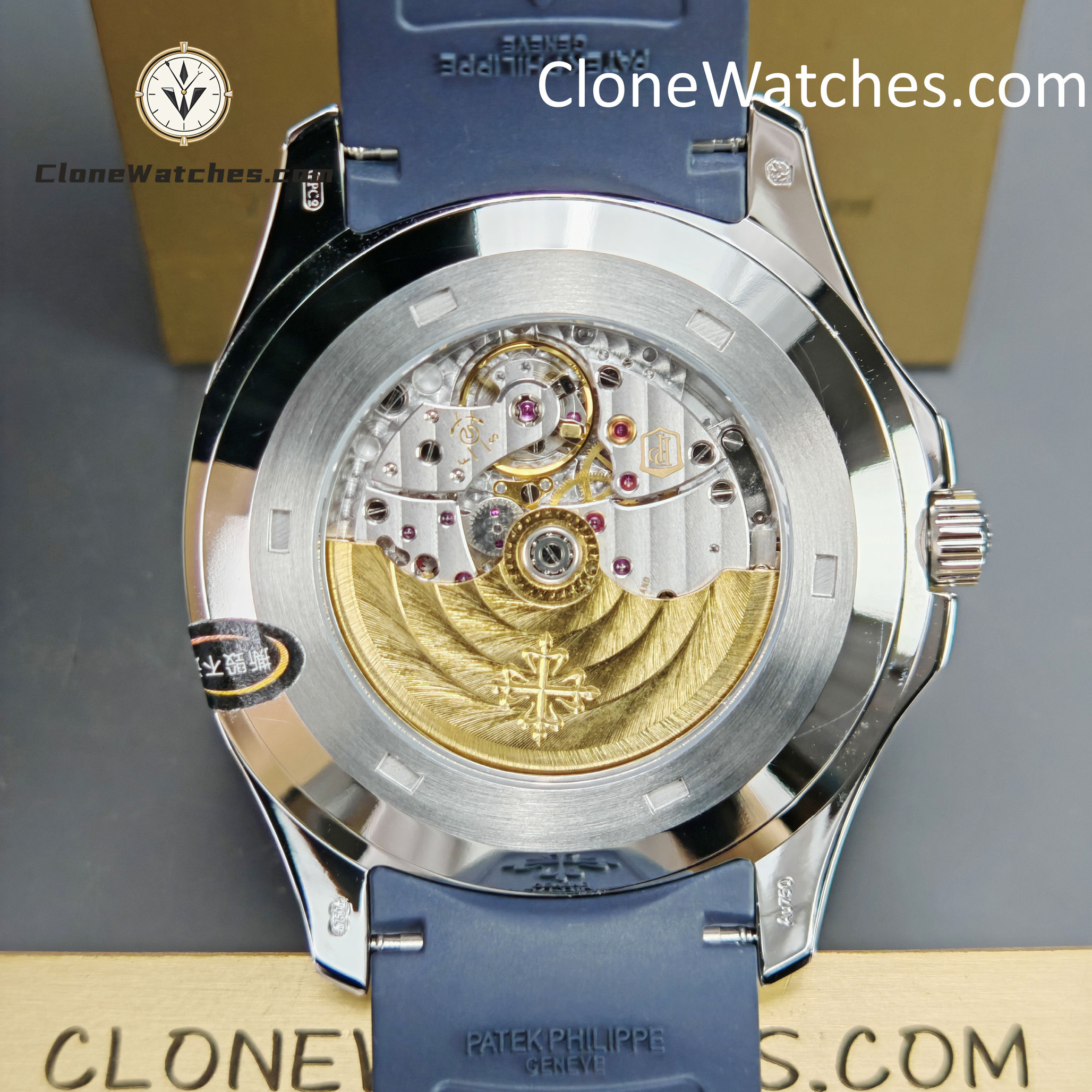 Patek Philippe Super Clone Watches 1:1 Aquanaut 5168G-001 Jumbo Blue 42 mm - Image 23