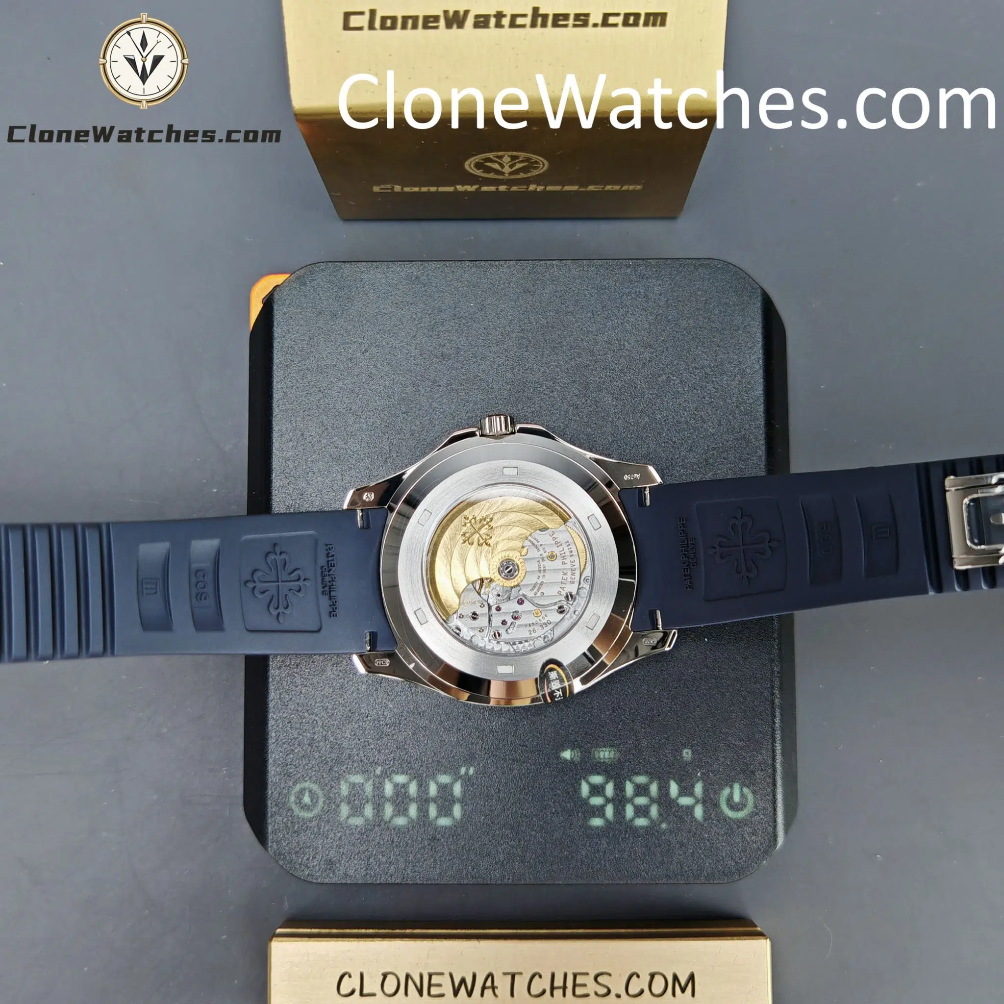 Patek Philippe Super Clone Watches 1:1 Aquanaut 5168G-001 Jumbo Blue 42 mm - Image 25