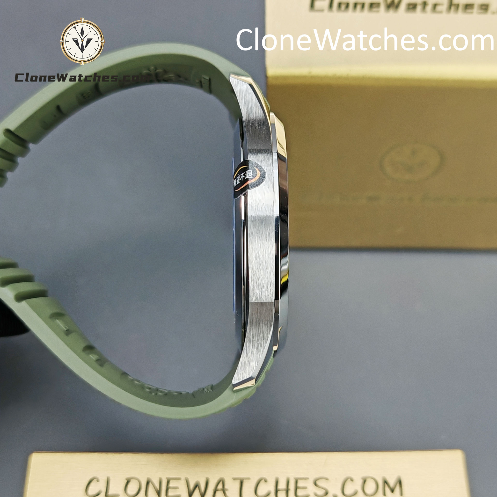 Patek Philippe Super Clone Watches 1:1 Aquanaut White Gold 5168G-010 42 mm - Image 5