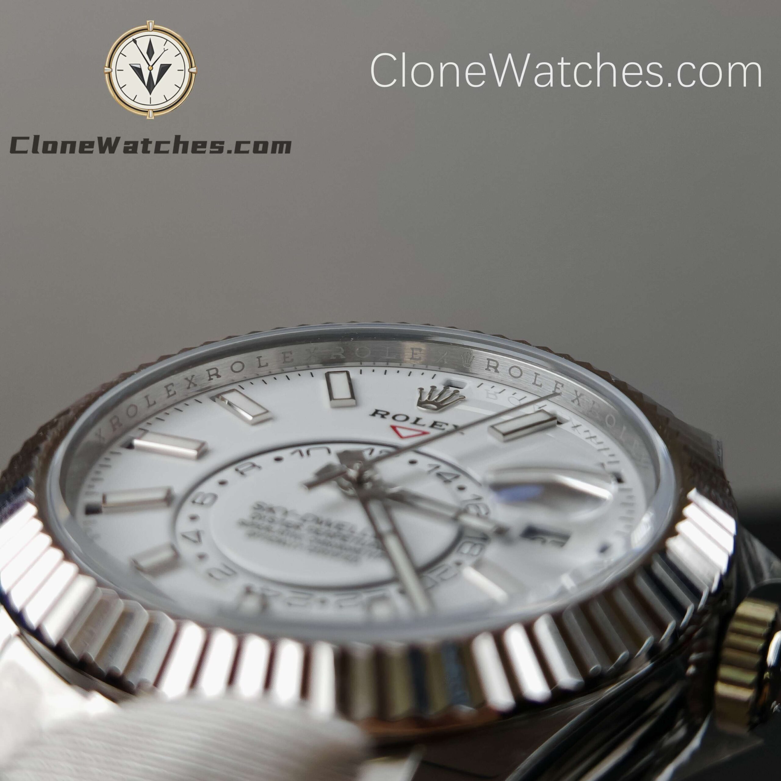 Rolex Super Clone Watches 1:1 Sky Dweller White Dial Oyster M336934 9002 Movement - Image 3
