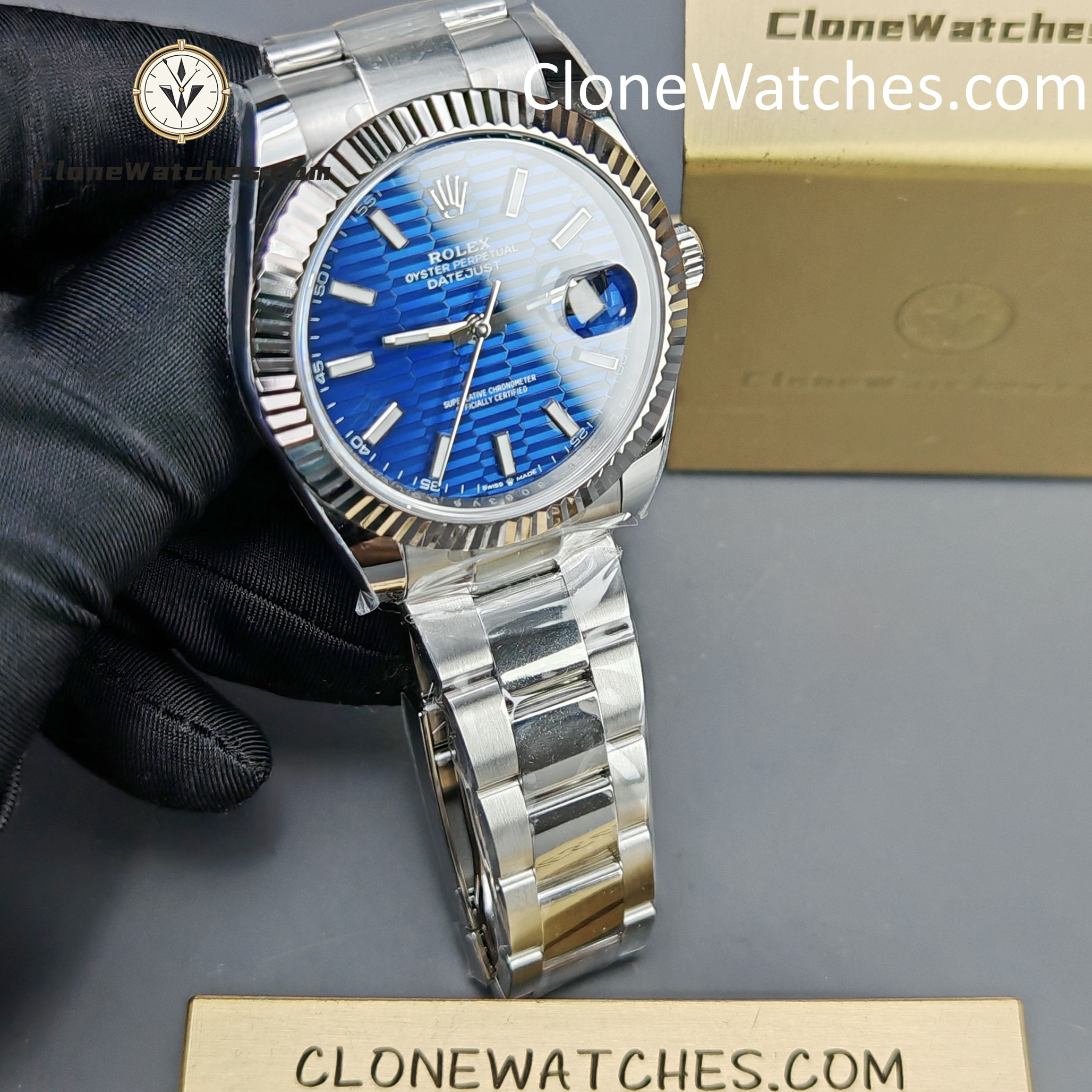 Rolex Super Clone Watch 1:1 DateJust m126334-0031 Oyster 41MM 3235 Movement - Image 3