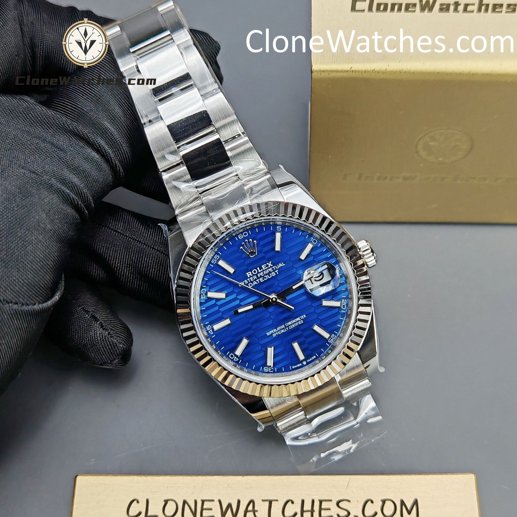 Rolex Super Clone Watch 1:1 DateJust m126334-0031 Oyster 41MM 3235 Movement - Image 7