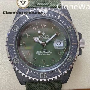 Modified Super Clone Watches 1:1 DIW Rolex Sea Dweller “HUNTER ARABIC” 3235 Movement